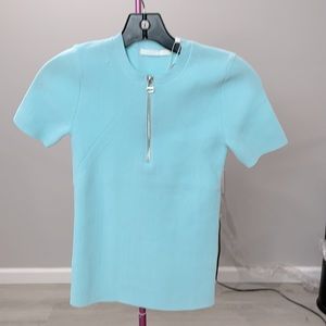 NWT Helmut Lang Zip Tee size XS